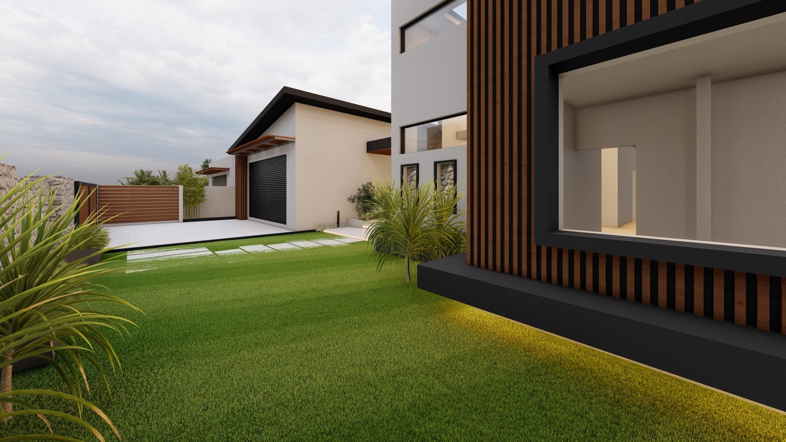 Residence 01, view 5, 3D visualisation