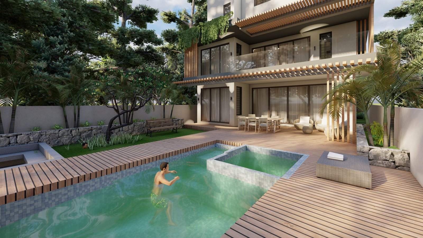 KT Residence, residential project, 3D visualisation
