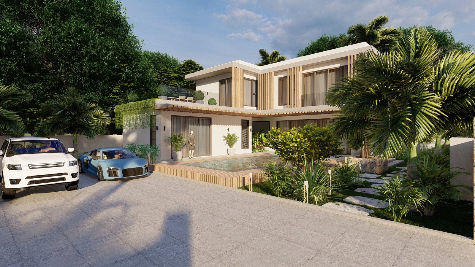 KPR Residence, view 2, 3D visualisation