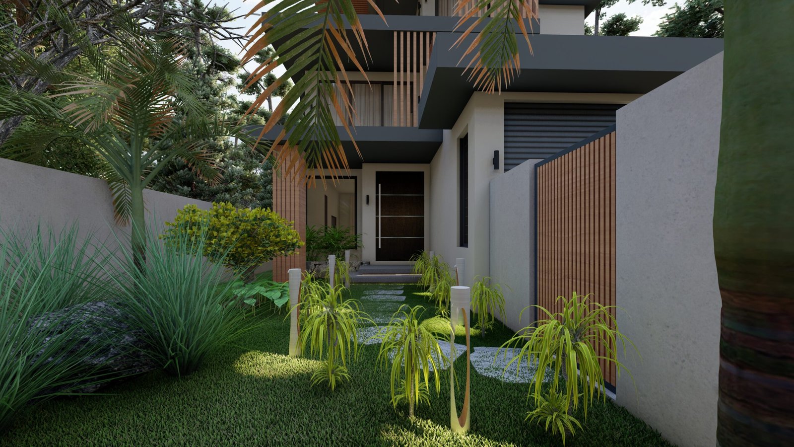 KT Residence, view 2, 3D visualisation